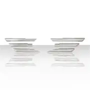 CHROME Grille Overlays Front Grill Bar Trim Covers for 2016 17 18 Nissan Altima (for: Nissan)