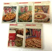 COCA~COLA COKE 5 SETS OF RECIPE CARD COLLECTION - 10 RECIPE CARDS IN EACH SET