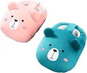 Winter Plush Cartoon Hot Water Bag Thick Bed Warm Foot Treasure Handbag Charging Warm Electric Explosion-Proof Hot Pink WarmFeetTreasures WarmHandbagsandHotWaterBags2andExplosion-ProofClips2