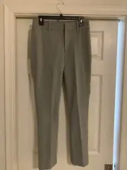 VINCE LADIES SLACKS SIZE 8 ORG $375 Green/gray