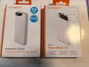 NEW Cygnett ChargeUp Boost Gen 10K mAh Power Bank ( WHITE) 2 YR WARRANTY x 2 Box