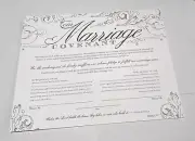 Wedding Vow Renewal Marriage Covenant 11 X 14 Certificate Psalm 127:1