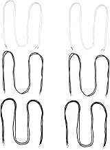 JEWEDECO 18pcs Drawstring Book Strap Mask Lanyard Elastic for Sewing Elastic Cord Rope Shoe Laces
