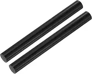 uxcell ABS Plastic Rod Round Solid Bar 10 mm x 100 mm Black for DIY Model Material, Architectural Model Making, DIY Sand Table, Pack of 2