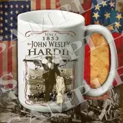 John Wesley Hardin Legends of the Wild West Series 15-ounce themed coffee mug