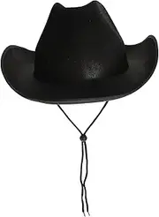 [LIGIGWASH] Cowboy Hat for Men and Women Western Dress Up Party Hat for Birthday Celebrations Festivals Photo Booth Props and Daily Wear with String