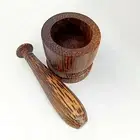 Kithul Wooden Mini wangediya Spices & Herbal Grinder Women's Traditional Cooking