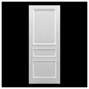 Bordeaux Internal 3 Panel 82 Door, MDF White Prime White Primed Paulownia,