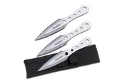 Perfect Point Silver Stainless Steel Throwing Knife Set 165mm (K-PP-022-3S)