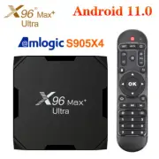 X96 MAX Ultra Android 11.0 8K Smart TV Box Amlogic S905X4 Quad Core 2.4G/5G WIFI