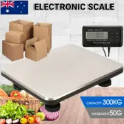 Electronic Computing Digital Platform Scales 300kg Postal Shop Scale Weight AU