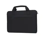 Men and Women Single Shoulder Laptop Bag - Black 14 INCH