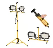 DAYATECH 180 W 20000 LUMEN DUAL-HEAD LED WORK LIGHT WITH TRIPOD STAND