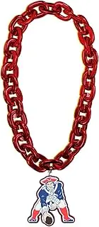 Aminco New England Patriots NFL Throwback Fan Chain, Red