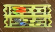 4 Cabela’s Deluxe Spinner Rigs w Snell Holders Racks Bait Hooks Lures