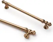 10 Pack 7.5 Inch(192Mm) Champagne Bronze Kitchen Cabinet Handles,Brushed Brass C