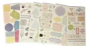 Scrapbooking Supplies 5 Sheets of Die Cuts Baby, April Fools, Easter, Wedding
