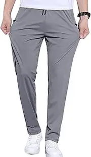[Generic] Men's Hiking Pants - Athletic Running Stretch Pants | Breathable Lightweight Soft Active Pants, Athletic Running Stretch Pants, Travel Lightweight Breathable Pants