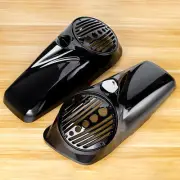 For Harley Touring Models 2014-UP Black 8 inch Speaker Lids With Tweeter Port