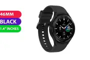 Samsung Galaxy Watch 4 (46MM, Black, Classic Bluetooth) - Used (Excellent)