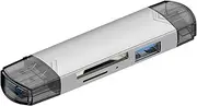 USB Flash Drive - USB Disk Storage Flash Drive | Multifunctional External Card Reader, Portable Data Organizer Supplies for Mobile Phones, Computers, Cameras