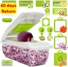 Vegetable Chopper 18-in-1 Slicer Dicer with 9 Blades Egg Separator
