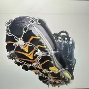 Crampons Ice Cleats Traction Snow Grips Hiking Boots/Shoes, 24 Spikes MED (G)