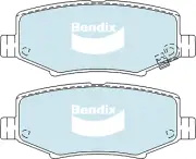 Bendix Rear Brake Pad Set for Jeep Wrangler JK 3.8L EGT Petrol 2007-2012 (for: Jeep)