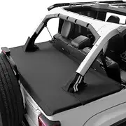 JOYTUTUS Tonneau Cover 4 Door Compatible with Wrangler JLU, Trunk Cargo Cover Tailgate Cover JL Accessories for 2018-2025 Wrangler JL Unlimited