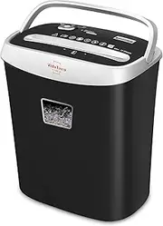 Paper Shredder for Home Office,VidaTeco 10-Sheet Cross-Cut Shredder with US Patented Cutter,Also Shreds Card/CD/Clip,Paper Shredding Machine for Home Use Heavy Duty with Jam Proof,3.9-Gallon Bin