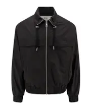 AMI Paris Zip-Up Lightweight Jacket S,XL,L Black