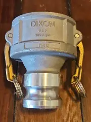 Type DA, 3" Female Coupler x 2" Male Adapter, Aluminum, Camlock 3020 DA