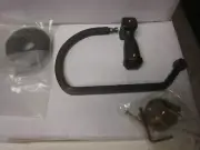 Anne at Home Hammerhein 3 Pc Set Robe Hook- Towel Ring and Tissue Holder Bronze