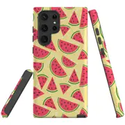 For Samsung Galaxy S22 Ultra Case, Armour Cover, Watermelons