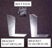 Owens Products 10-1134 TranSender Running Board Bracket Kit Fits 10-18 4Runner