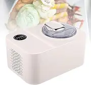 Homemade Ice Cream Maker Machine, Fully Automatic Soft Ice Cream Machine, Home Small Automatic Making Fruit Ice Cream Mini Ice Cream Machine, for Restaurants Dessert Shops, Coffee Shops