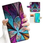 ( For Vivo Y11s ) Flip Case Cover AJ23660 Abstract Flower