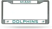 Rico Industries NFL Fan Shop Standard Chrome License Plate Frame