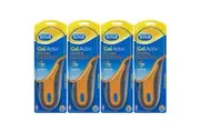 Scholl GelActiv Women's Work Insoles - 4 Pairs (UK Size 3.5-7.5 / AUS Size 4.5-8.5)