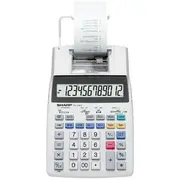 Sharp 12 Digit Desktop Printing Calculator EL-1750V