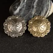 Floral Concho Screw Back Ornament