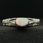 Brilliant Marquise Peacock Opal .925 Sterling Silver Ring Handmade Custom