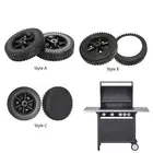 2 Pieces Grill Wheel Hand Truck Tires Dustproof Sandproof Width 4cm Universal
