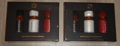 TRUFF WHITE truffle HOT HOTTER 3-pack infused 1.5 oz Hot Sauce LOT OF 2