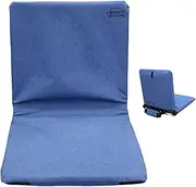 Outdoor Sit Mat - Waterproof Padded Lounge Chair, Folding Stadium Seat | Portable Seats Low Beach Chair, Outdoor Sun Lounger Back Chair for Sports Events Camping Traveling Hiking Reading