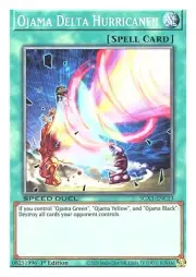 A657 YUGIOH SPELL CARD OJAMA DELTA HURRICANE!! IOC-034