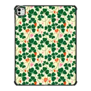 iPad Pro 13-inch (M4) iPad Impact Case Clover Hearts Creme