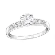 Silver wedding & Engagement Ring for Women
