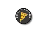 Patch badge print iron on glue don't touch my pizza