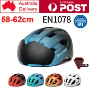 Batfox Bicycle Helmet MTB Bike Road Cycling Helmet With Magnetic Lens Tail Light